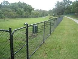 PVC coated chain wire gates, Residential Fencing, single